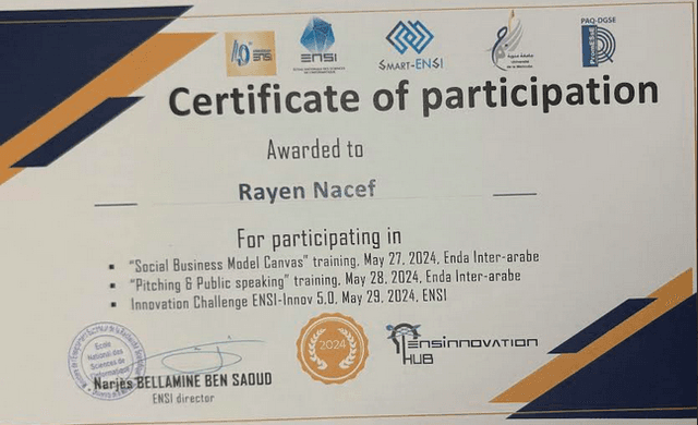 Participation at ENSI Innovation Challenge