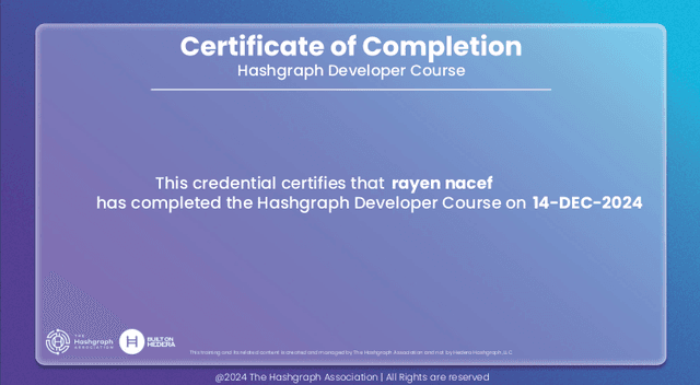 Hashgraph Developer Course - The Hedera Foundation & The Hashgraph Foundation